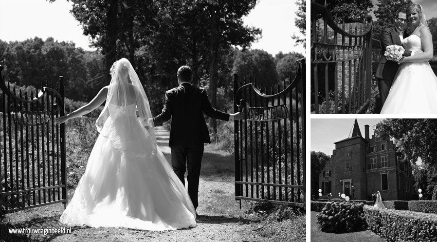 Bruidsfotografie kasteel Wijenburg Echteld