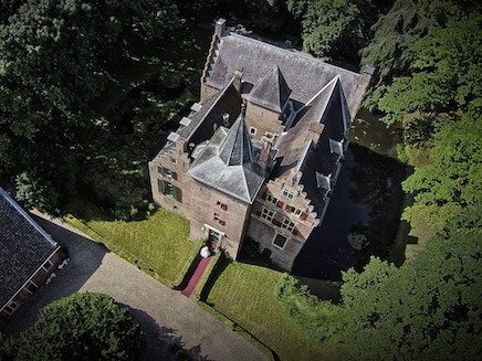 Bruidsfotografie kasteel Wijenburg Echteld