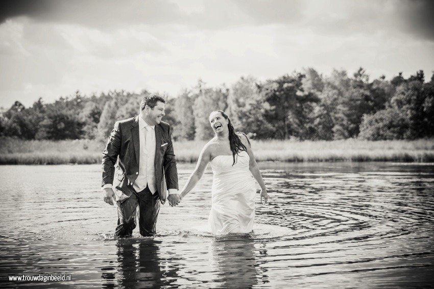 Trash the Dress reportage Strabrechtse Heide Heeze