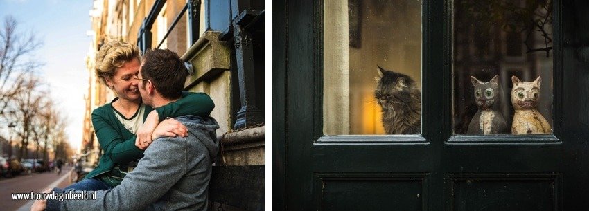 Loveshoot Bram en Marleen in Amsterdam