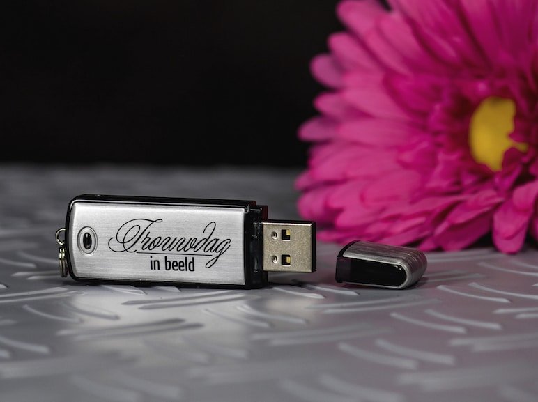 Trouwreportage op USB-Stick