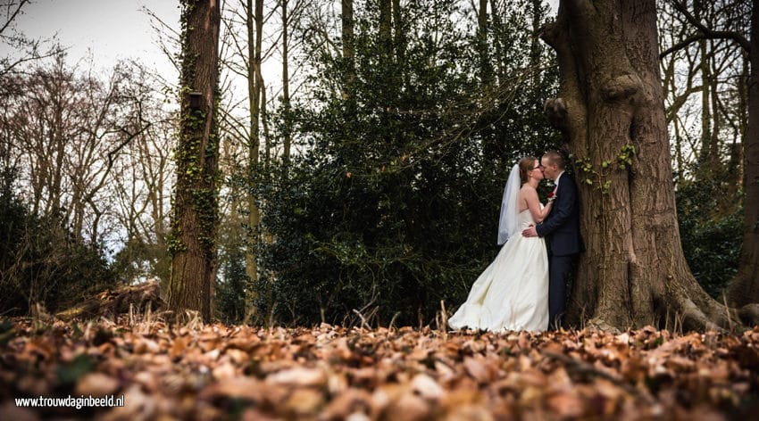 Bruidsfotografie kasteeltuin Geldrop