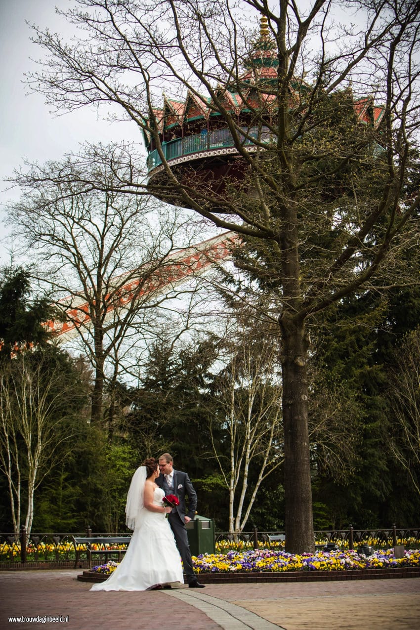 Trouwreportage Efteling Pagode