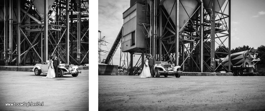 Bruidsfotografie betoncentrale Someren
