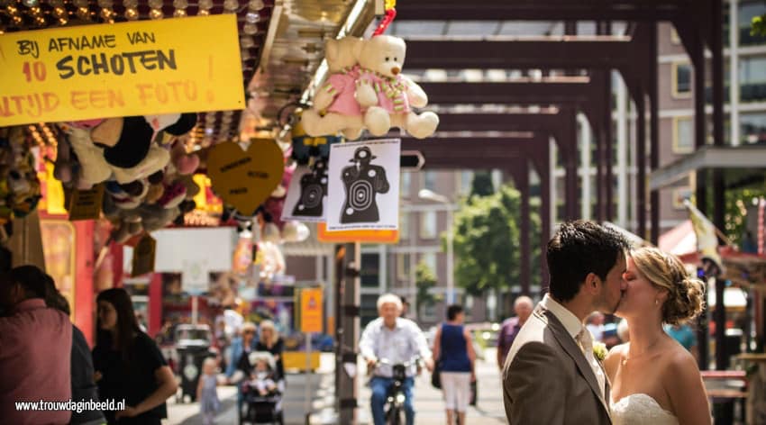 Bruidsfotografie Tilburgse kermis