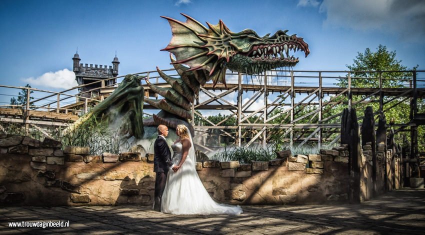 Trouwreportage in de Efteling