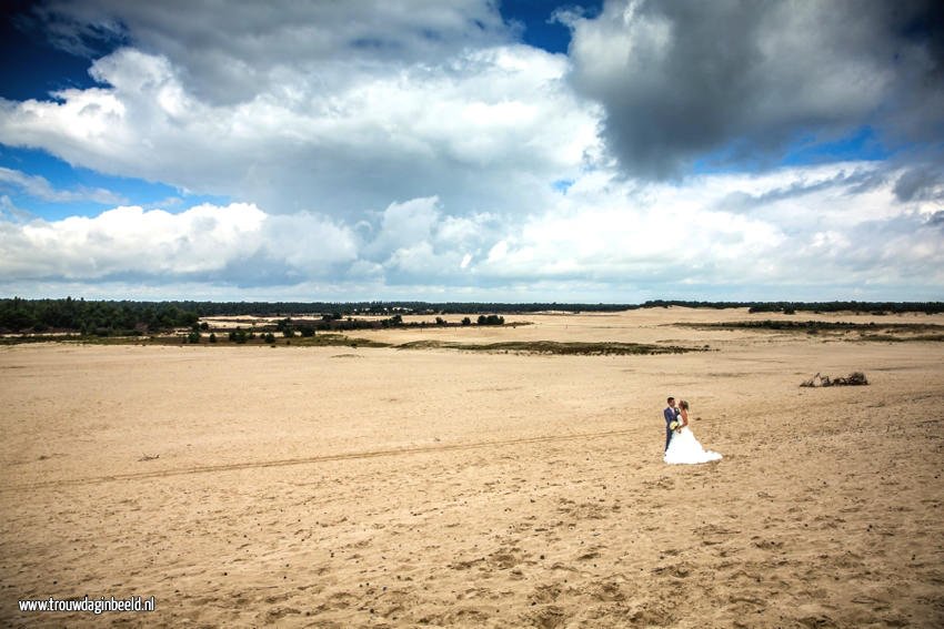 Trouwreportage in Loonse en Drunense Duinen