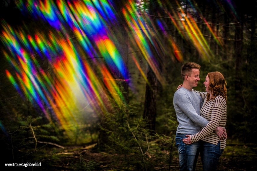 Loveshoot in het bos van Mierlo