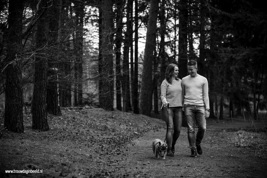 Loveshoot in het bos van Mierlo