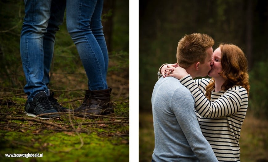 Loveshoot in het bos van Mierlo