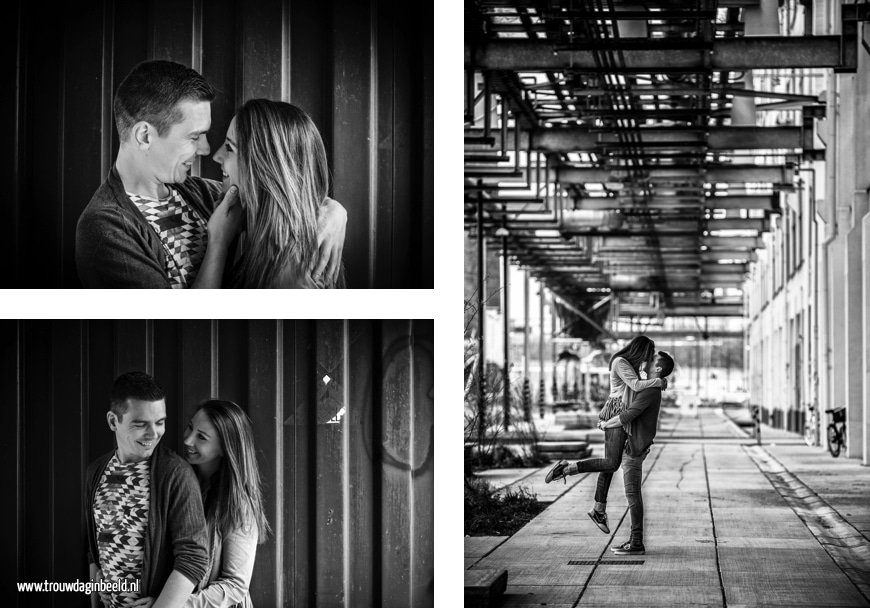 Loveshoot bij Strijp-S Eindhoven