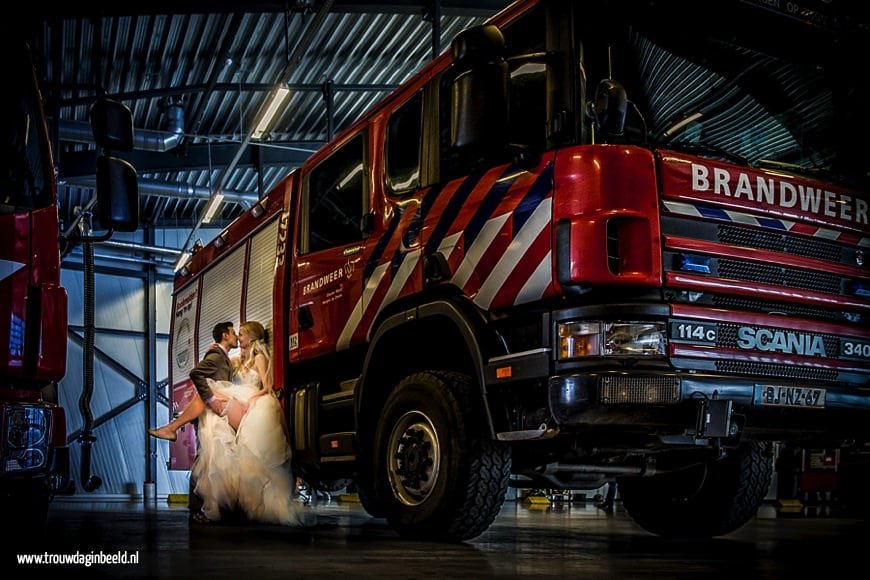 Trouwreportage Brandweer Bergen op Zoom