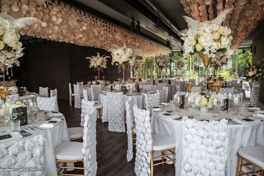 Professionele bruiloft styling Event Flower Design
