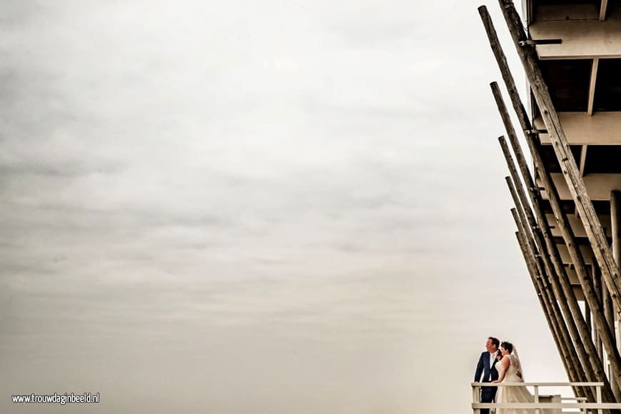 Trouwreportage aan het strand