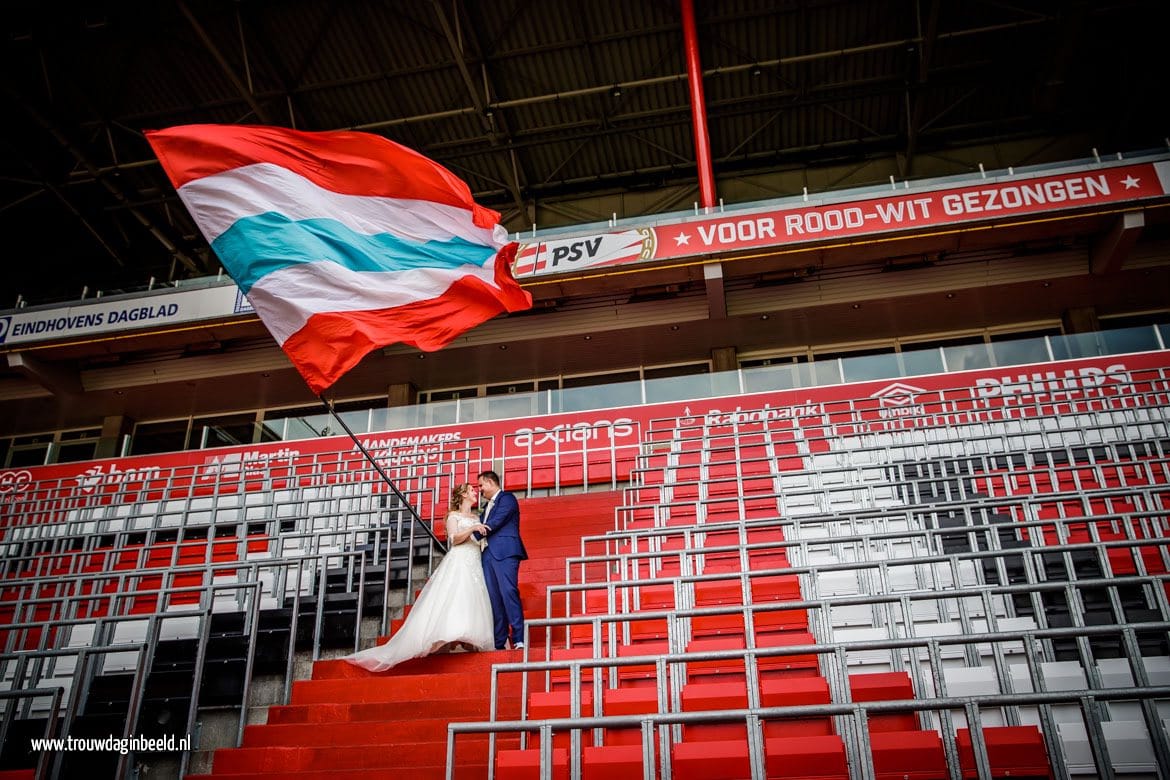 Trouwreportage PSV Stadion Eindhoven