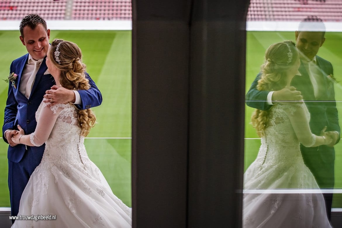 Trouwen in het PSV Stadion