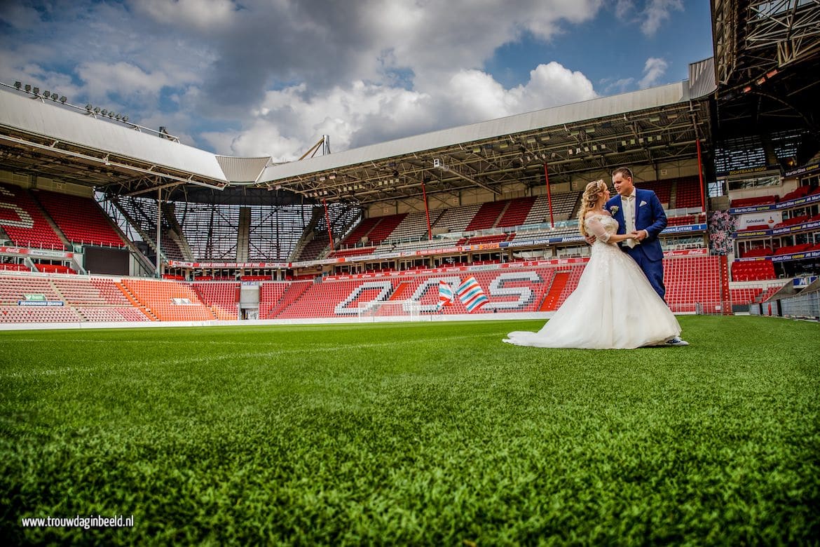 Trouwen in het PSV Stadion