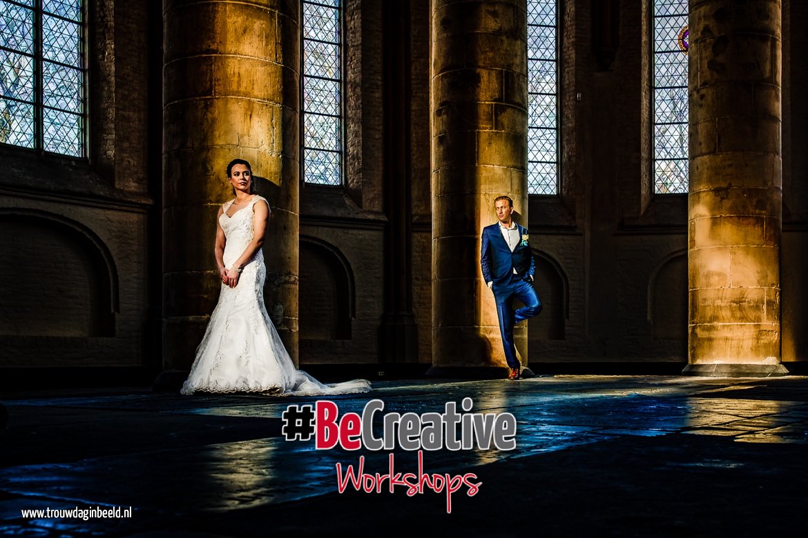 Workshop bruidsfotografie met bruidspaar