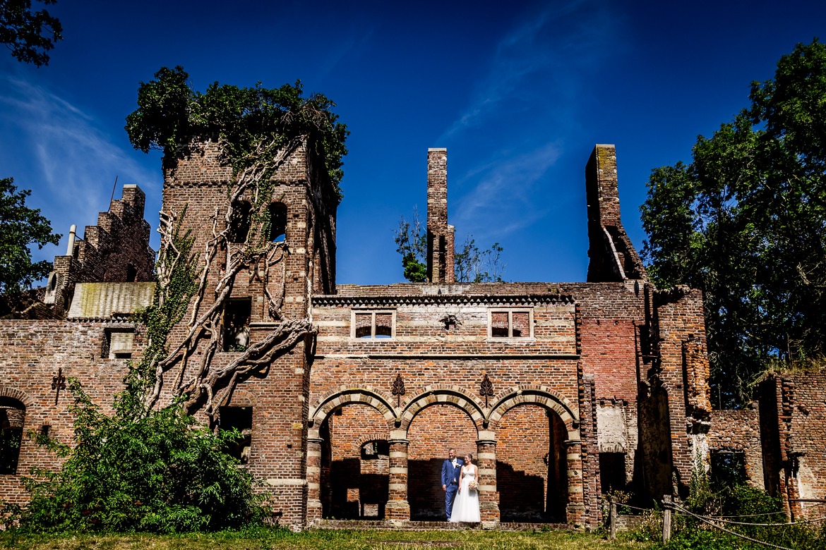 Trouwreportage Kasteel Heusden. Prachtige locatie