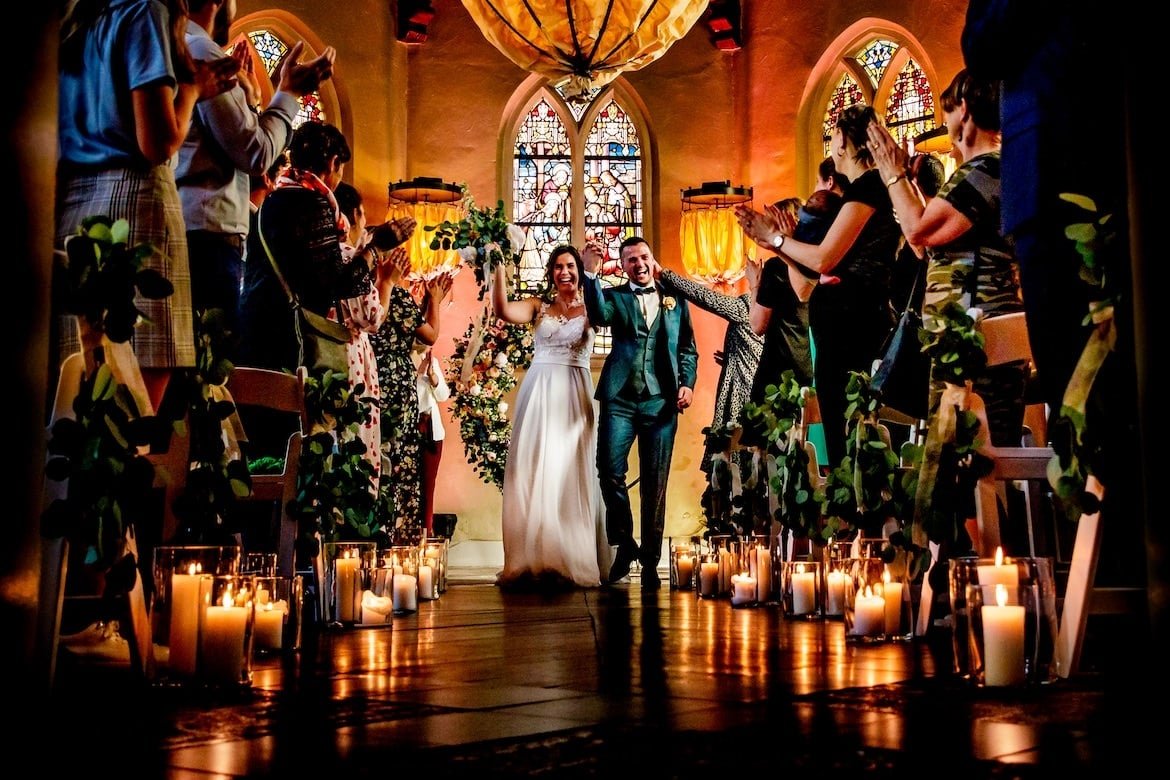 Ceremonie trouwen met echte momenten fotograaf bruiloft